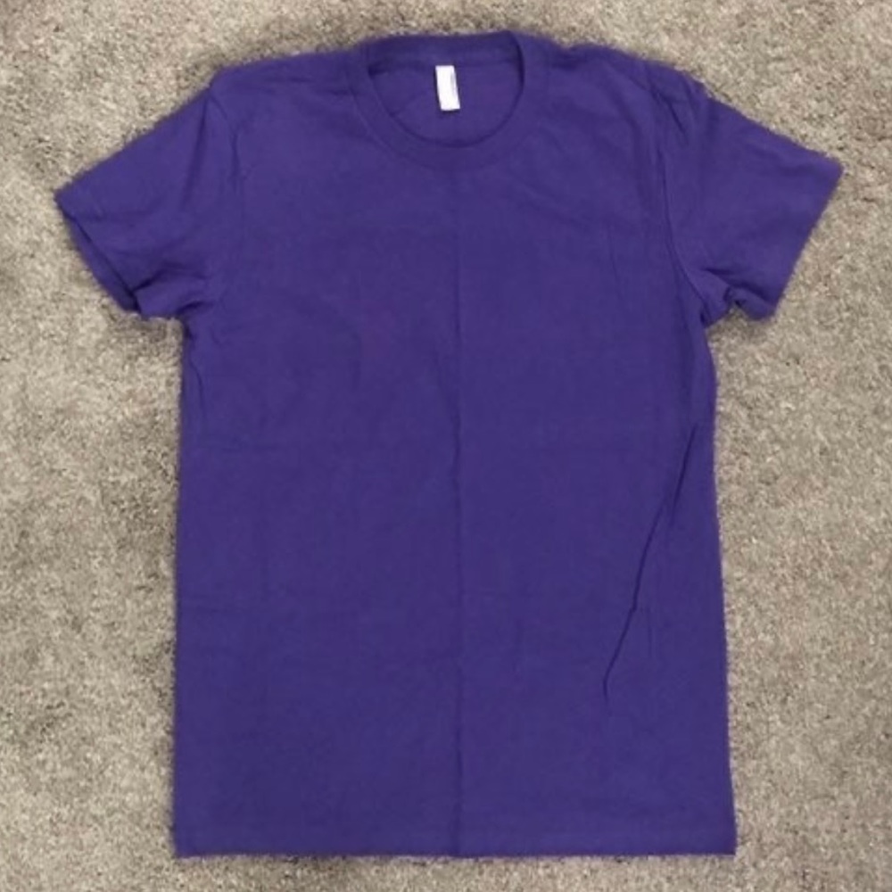 American Apparel Purple T-Shirt - XL
